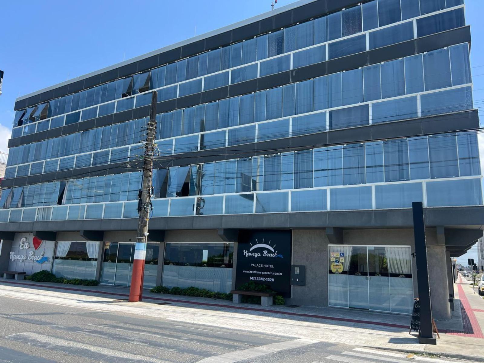 Navega Beach Palace Hotel Navegantes Exterior foto
